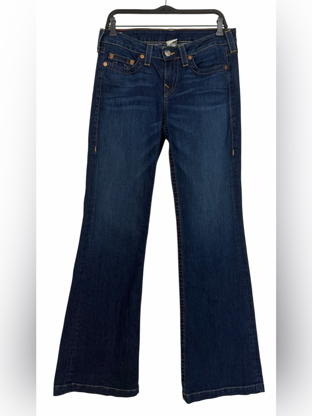 True Religion Claire Jeans Bootcut Flare Dark Wash Y2K Vintage Size 31